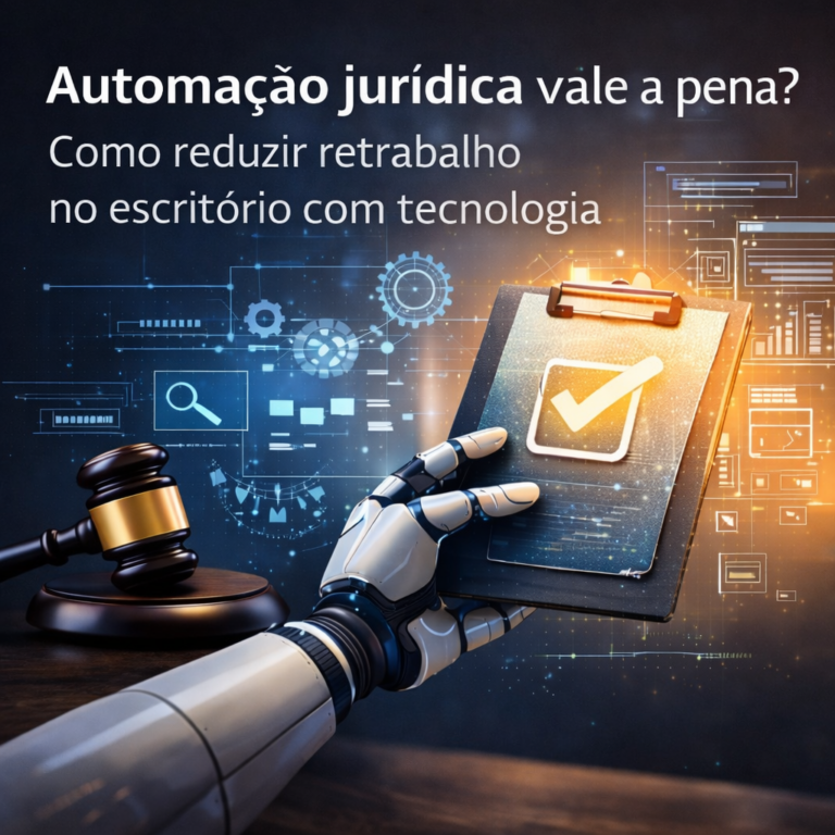 Automação jurídica vale a pena? Como reduzir retrabalho no escritório com tecnologia
